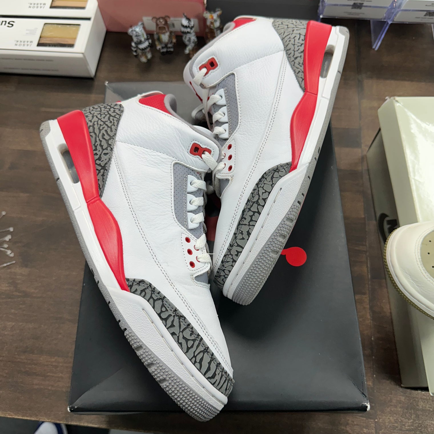 Fire Red Jordan 3 (USED)
