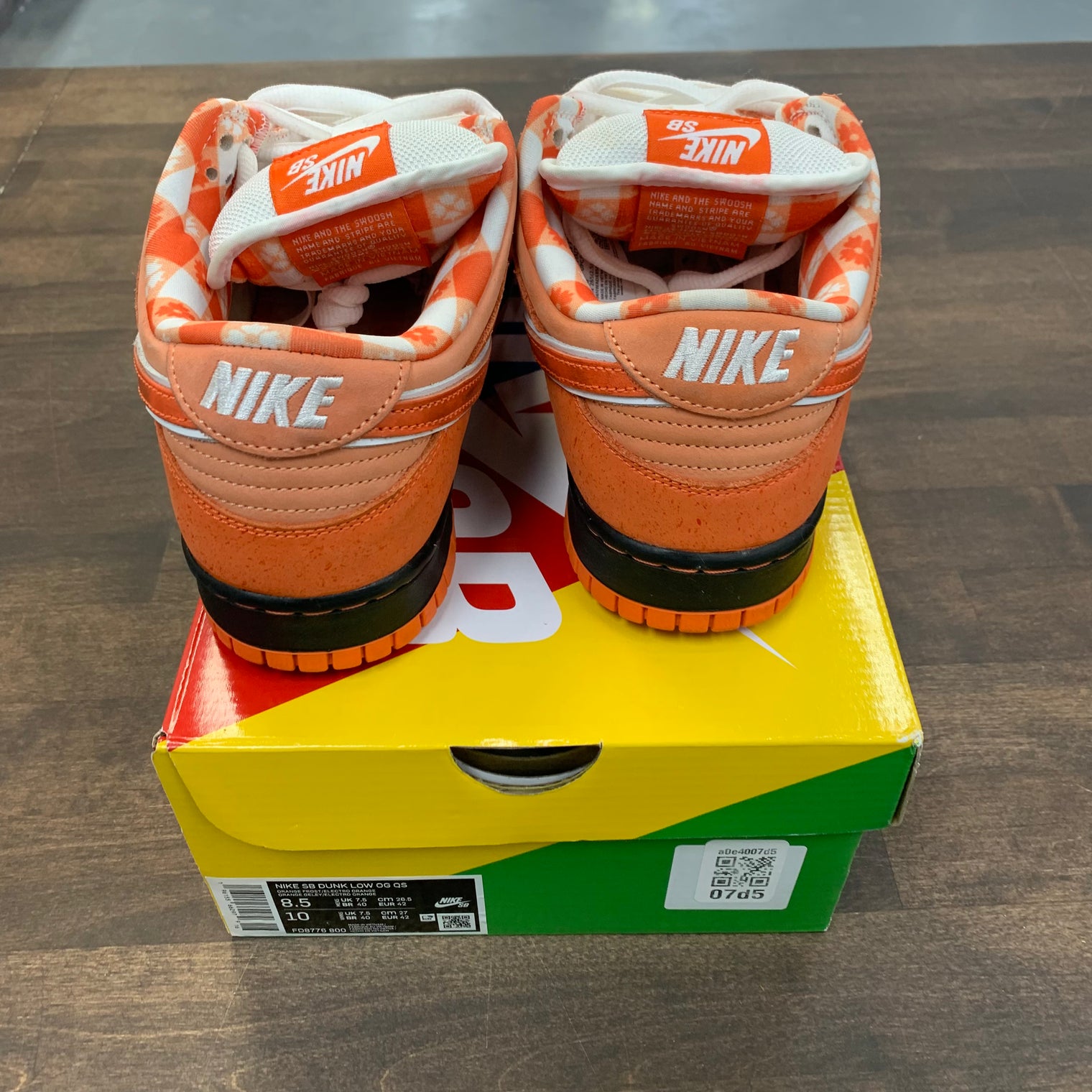 Orange Lobster SB Dunk Low (USED)