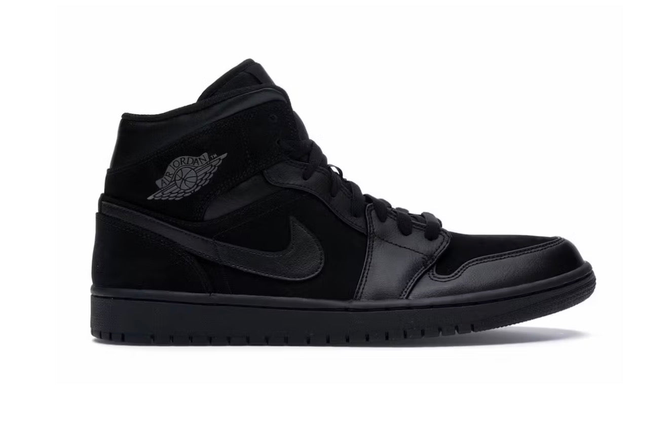 Triple Black Jordan 1 Mid (2018)