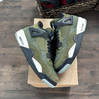 Craft Olive Jordan 4 Retro (USED,NO BOX)