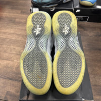 Wolf Grey Suede Foamposite One (USED)