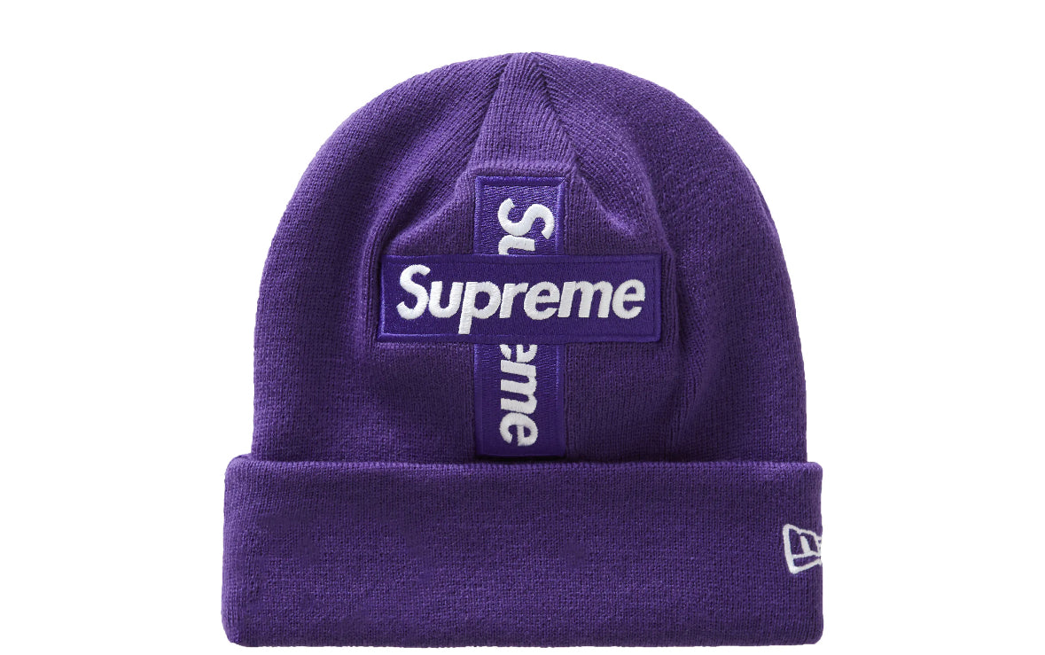 Supreme Cross Logo Box Logo Beanie