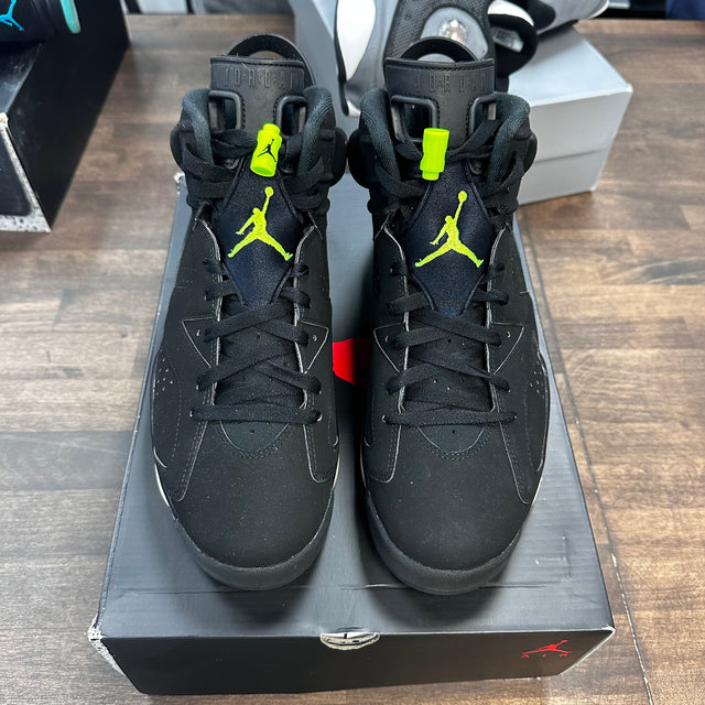 Electric Green Jordan 6 (USED)
