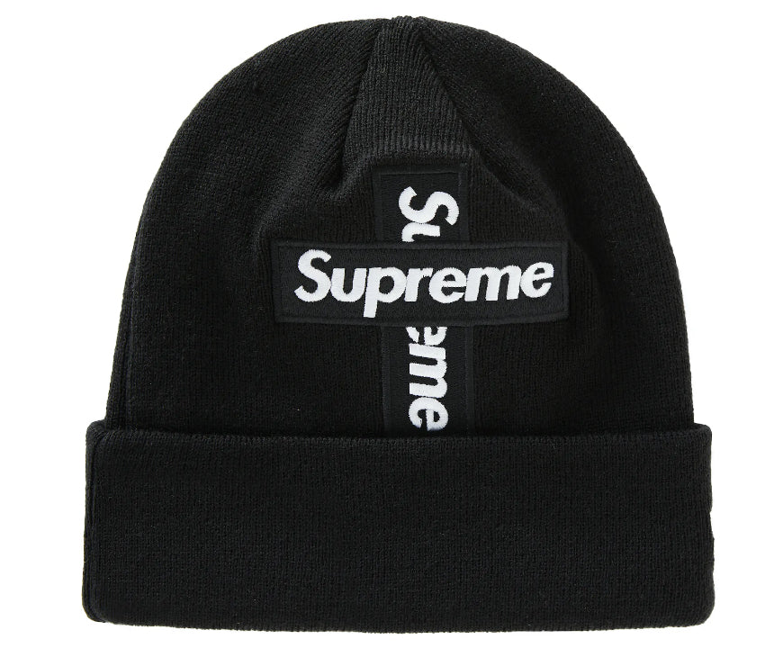 Cross Box Logo Beanie Black (FW20)