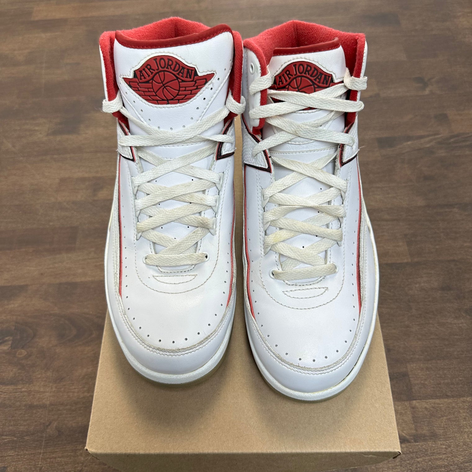 White Red Jordan 2 (2014) (USED,No Box)
