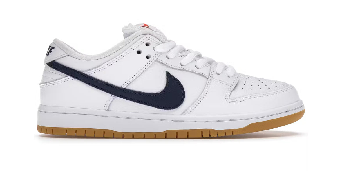 Orange Label White Navy SB Dunk Low