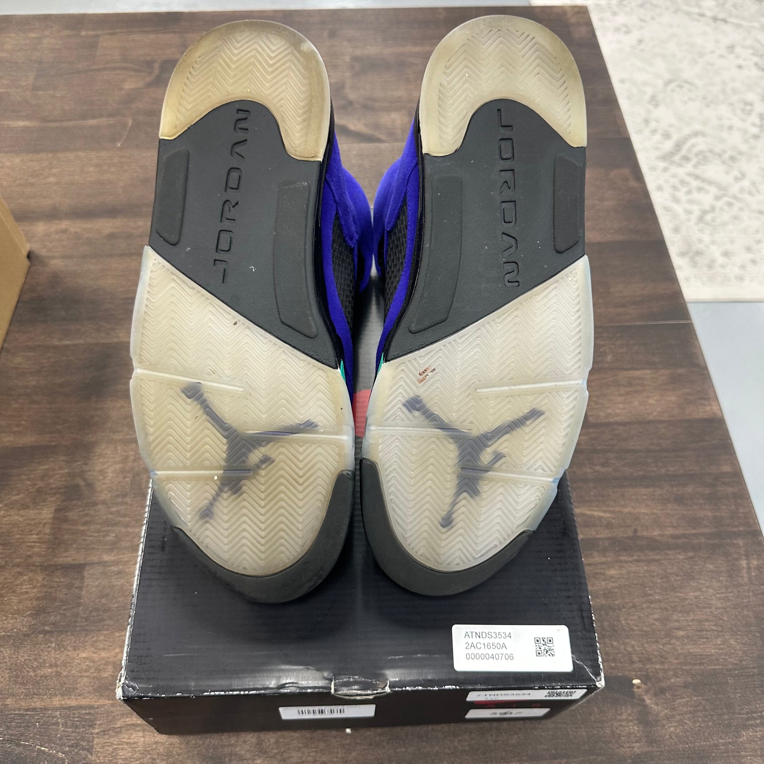 Grape Jordan 5 (USED, No Box)