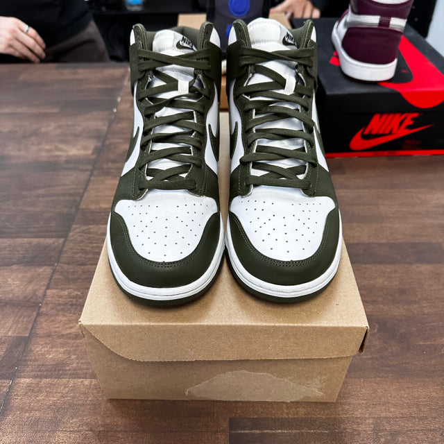 Nike Dunk High Khaki (USED, NO BOX)