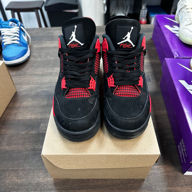 Red Thunder Jordan 4 (USED,NO BOX)