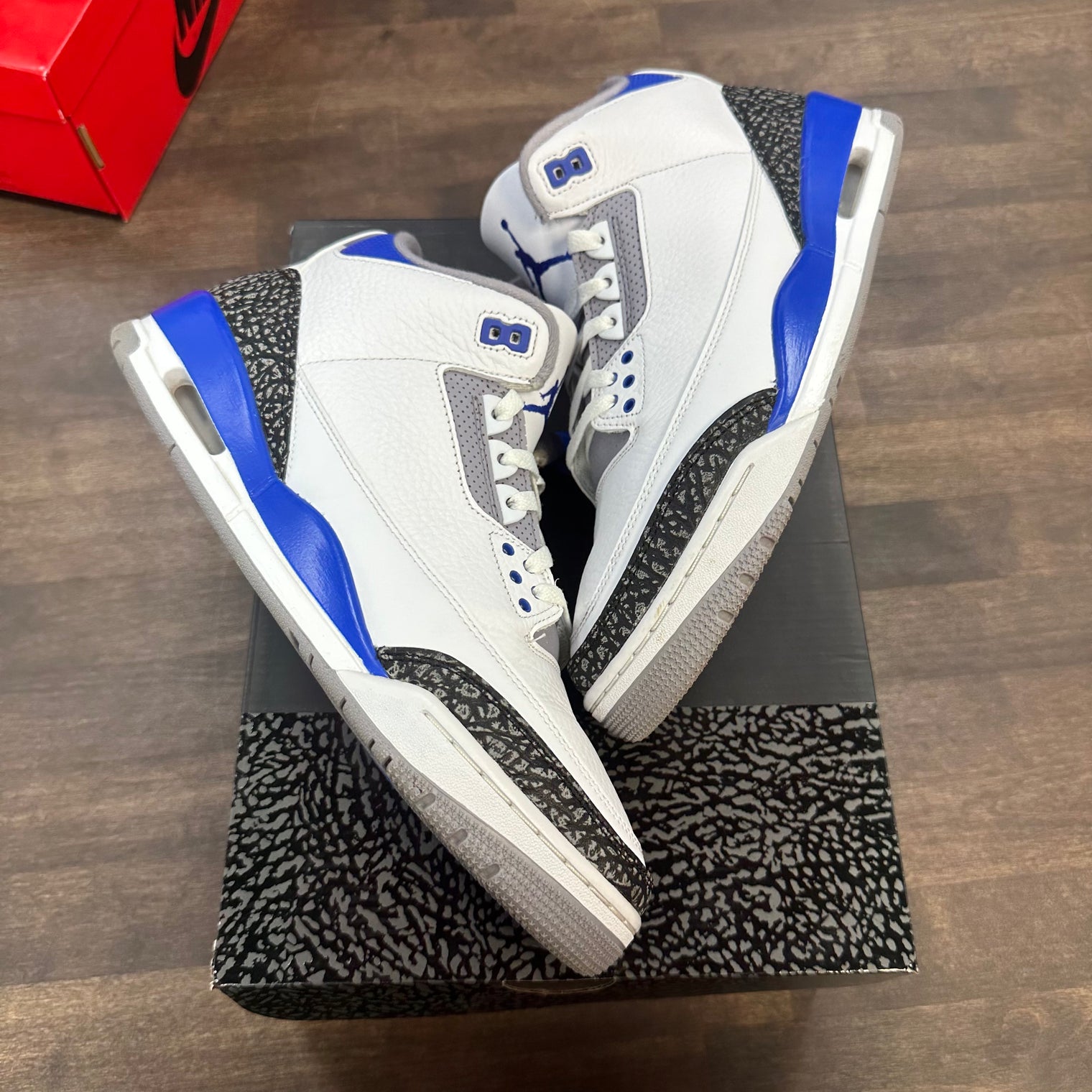Racer Blue Jordan 3 (USED)