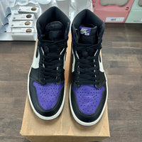 Court Purple Jordan 1 High (USED, No Box)
