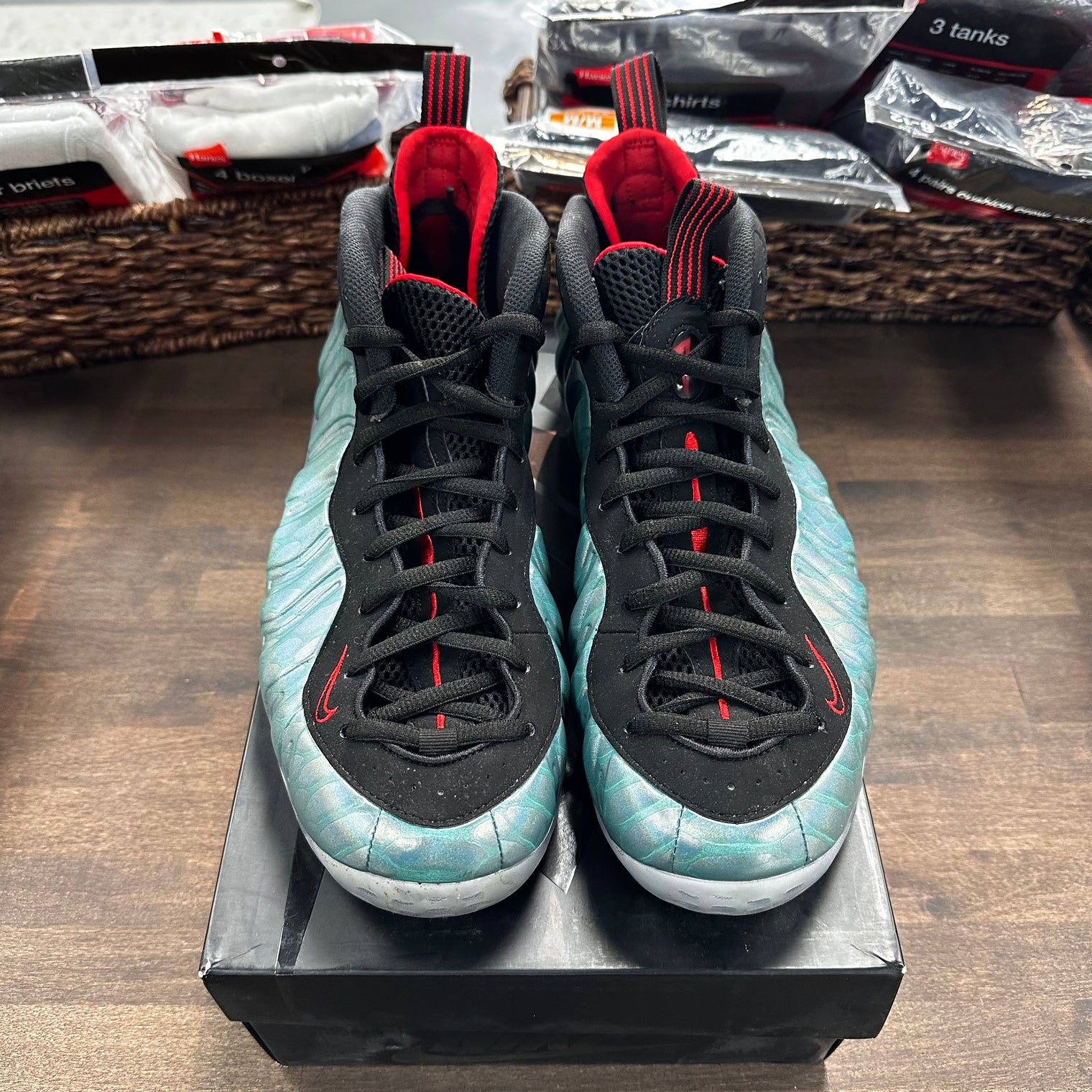 Gone Fishing Nike Foamposite (USED)