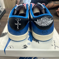 Travis Scott Fragment Jordan 1 Low (Lightly Worn)