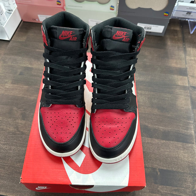 Bred Toe Jordan 1 High (GS) (USED, No Box)