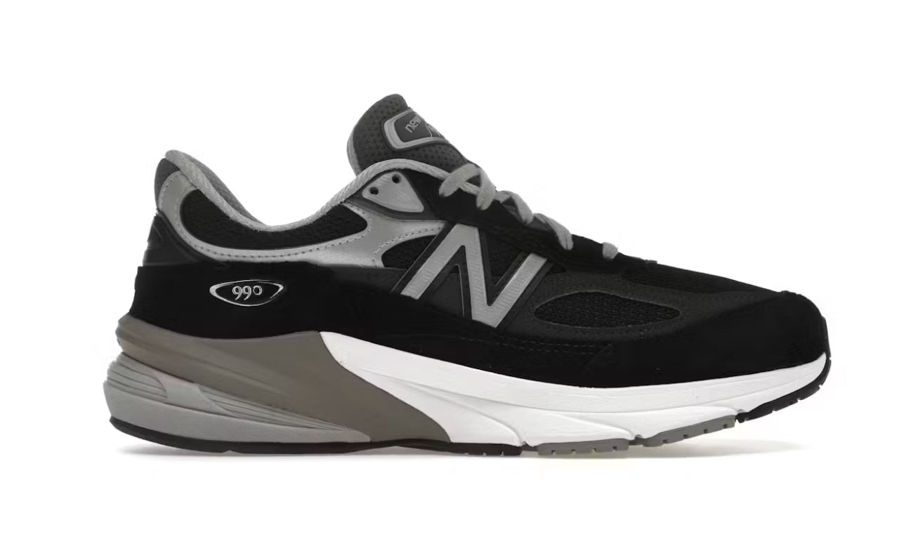 MiUSA Black Grey White New Balance 990v6