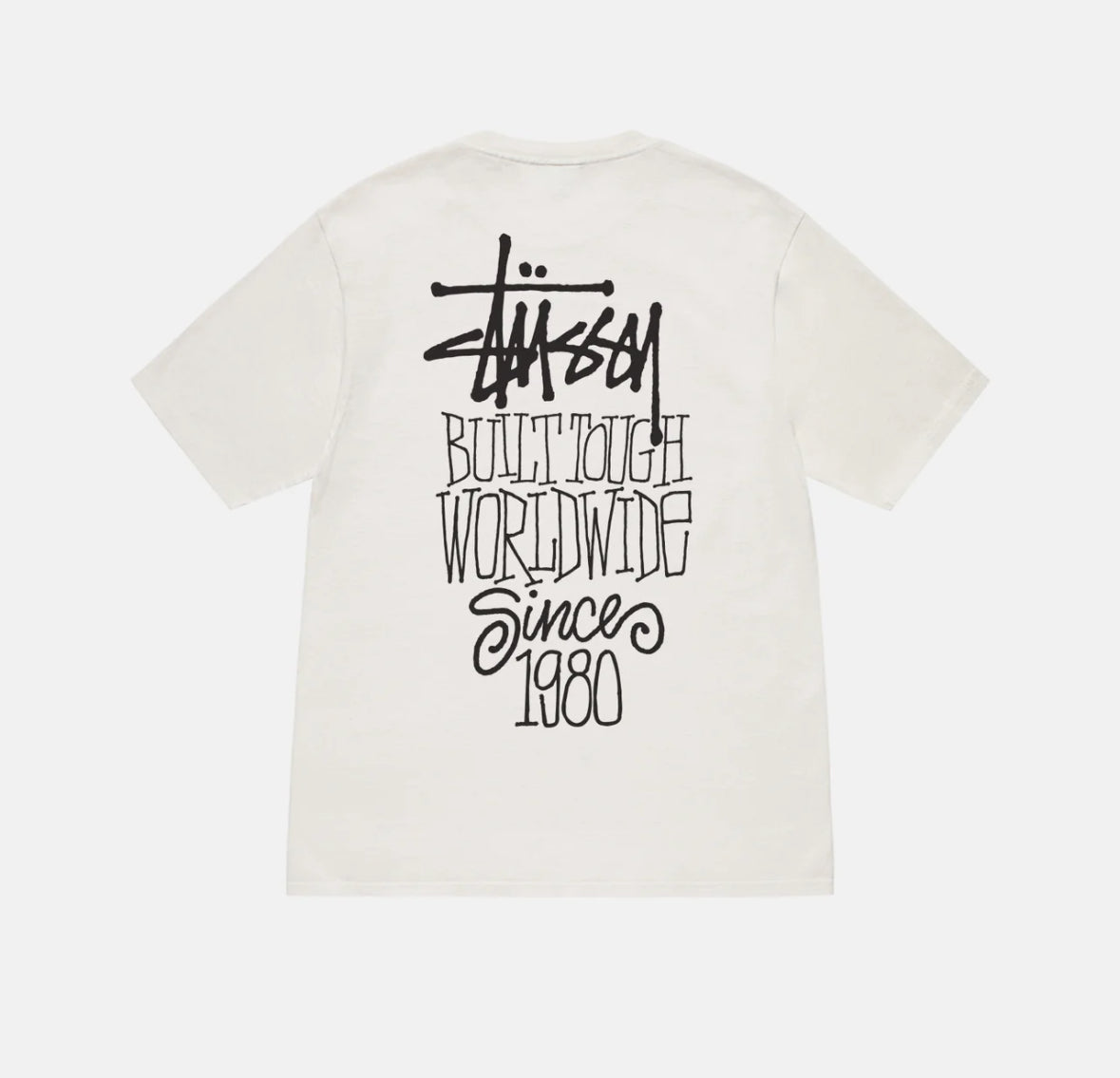 Stüssy Built Tough Tee Natural
