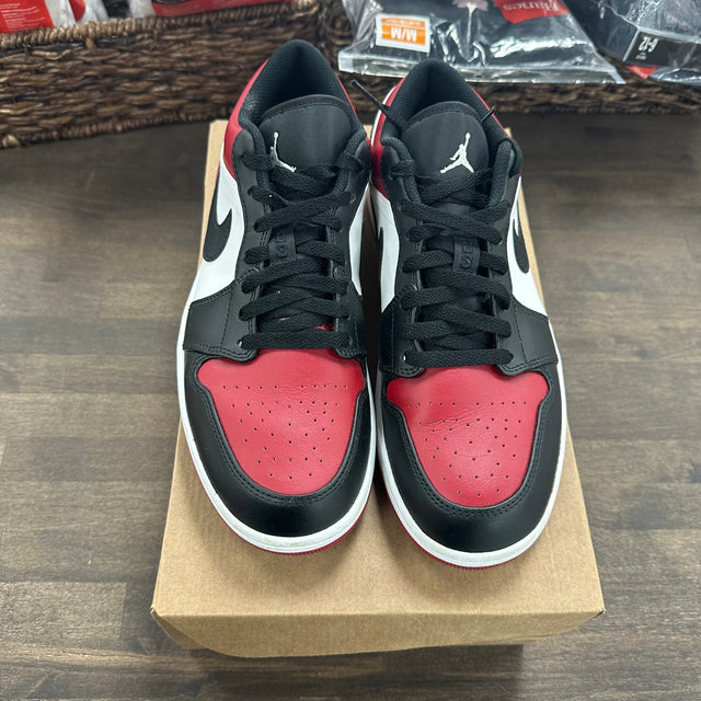 Bred Toe Jordan 1 Low (USED,NO BOX)