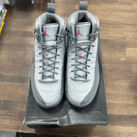 (GS) Wolf Grey Vivid Pink Jordan 12