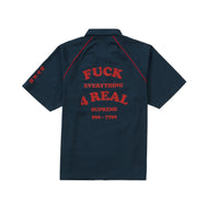 F*ck Everything S/S Work Shirt Navy
