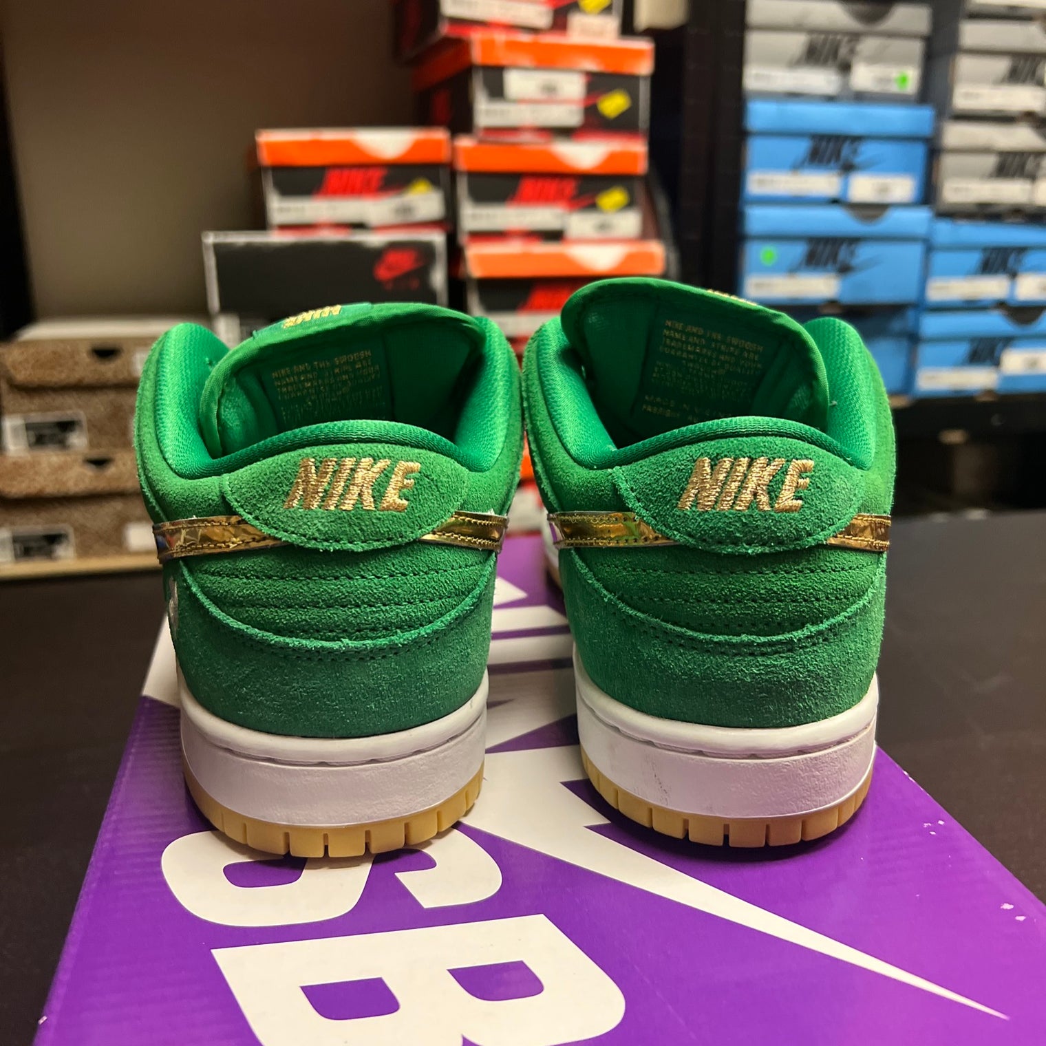 St. Patrick Day SB Dunk Low (Like new)