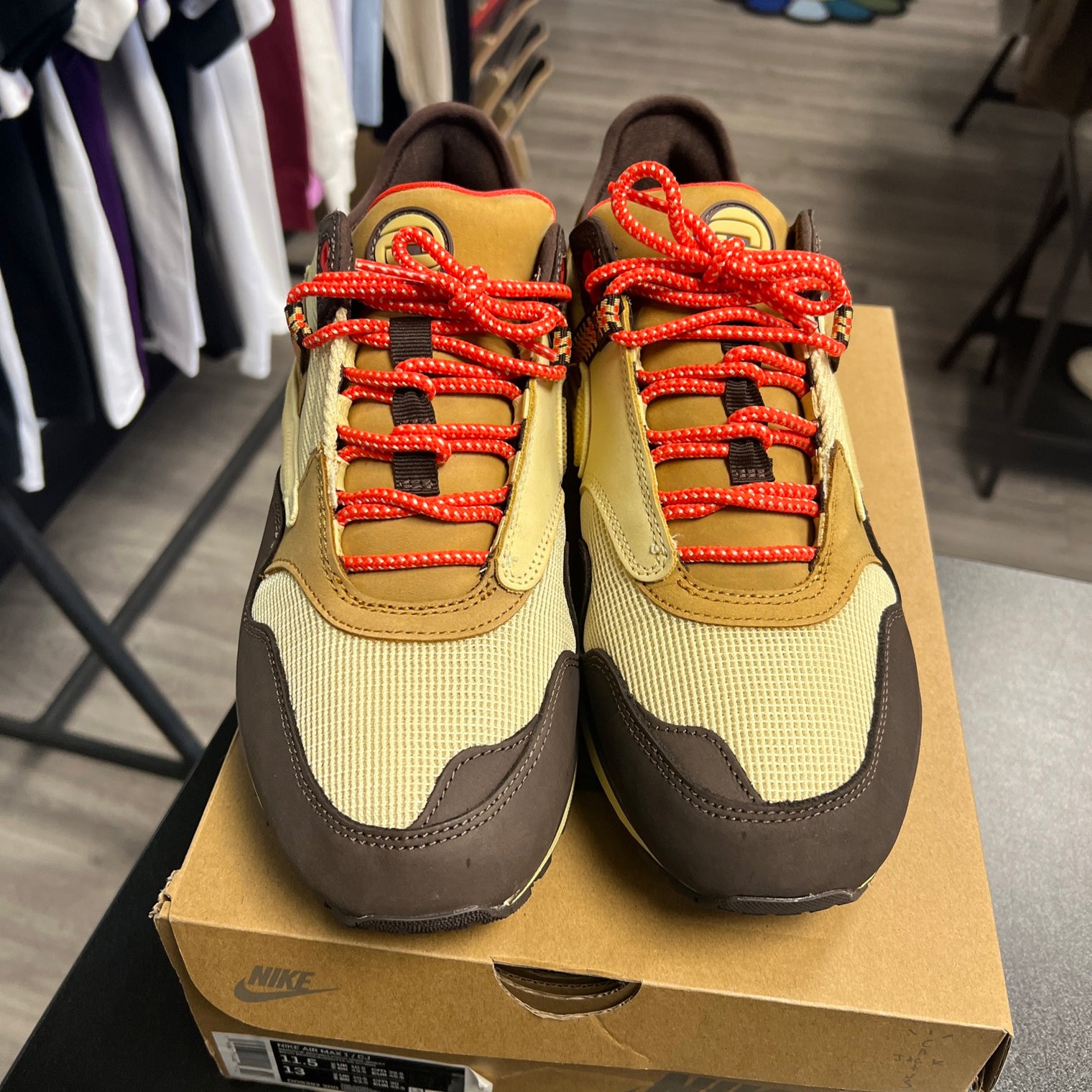 Nike Air Max 1 x Travis Scott Low Baroque Brown (USED)