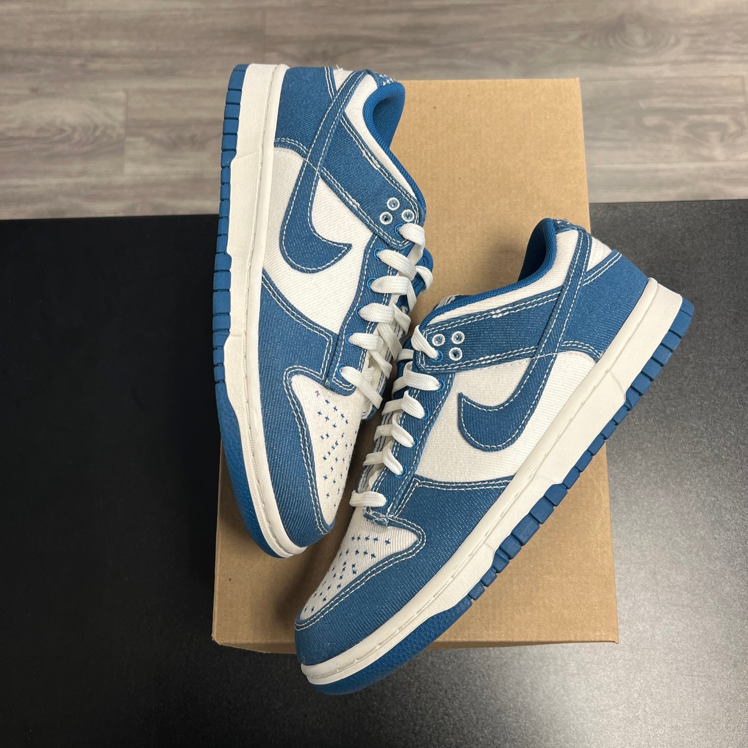 Industrial Blue Dunk Low (USED, no box)