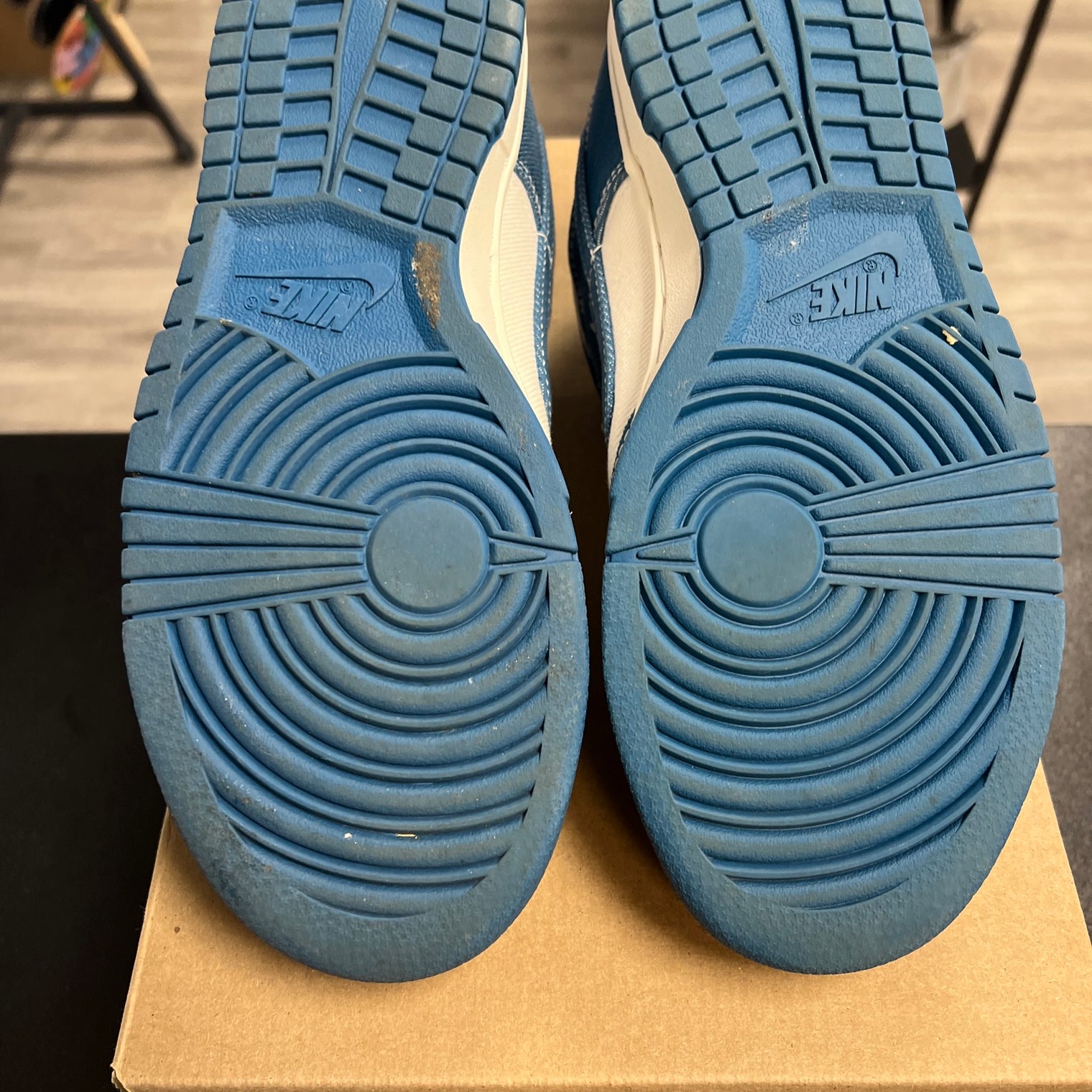 Industrial Blue Dunk Low (USED, no box)