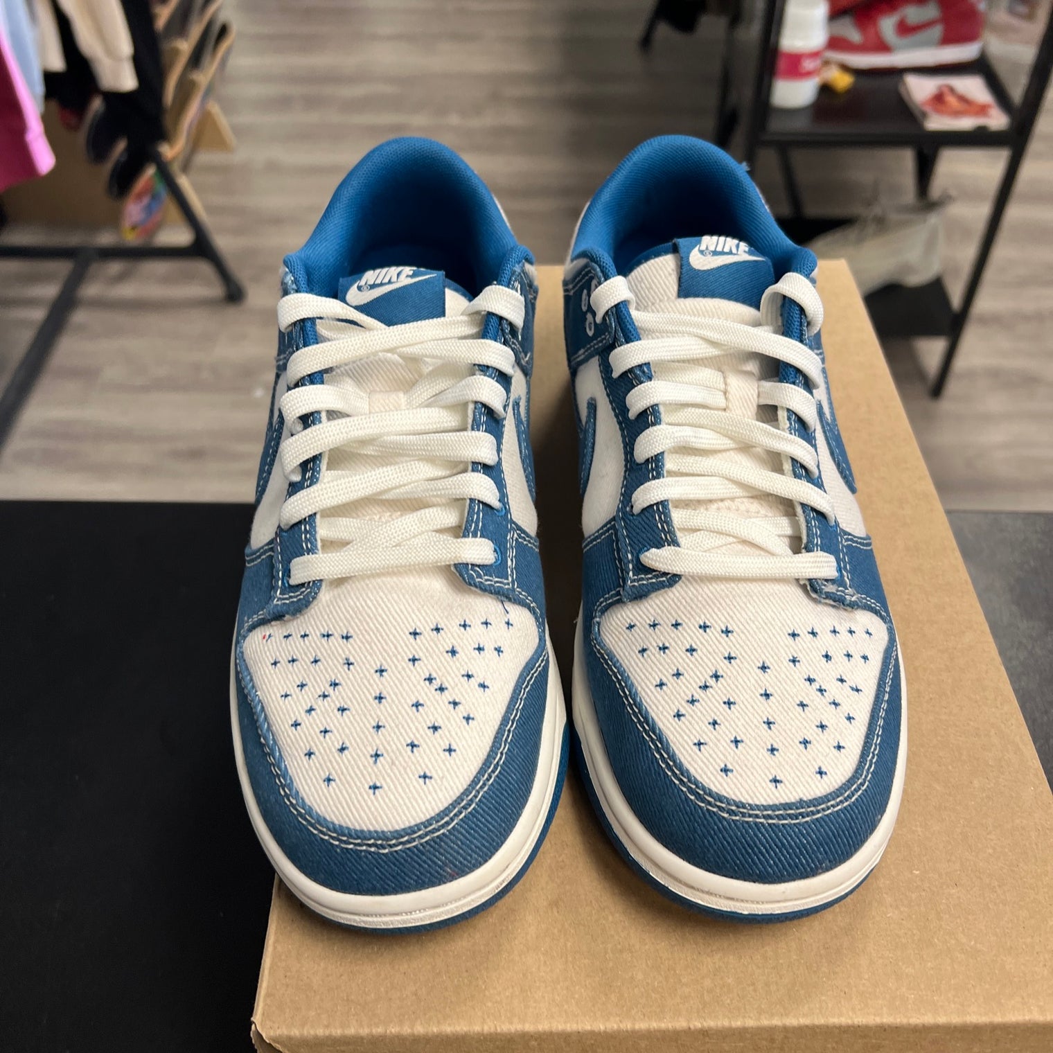 Industrial Blue Dunk Low (USED, no box)