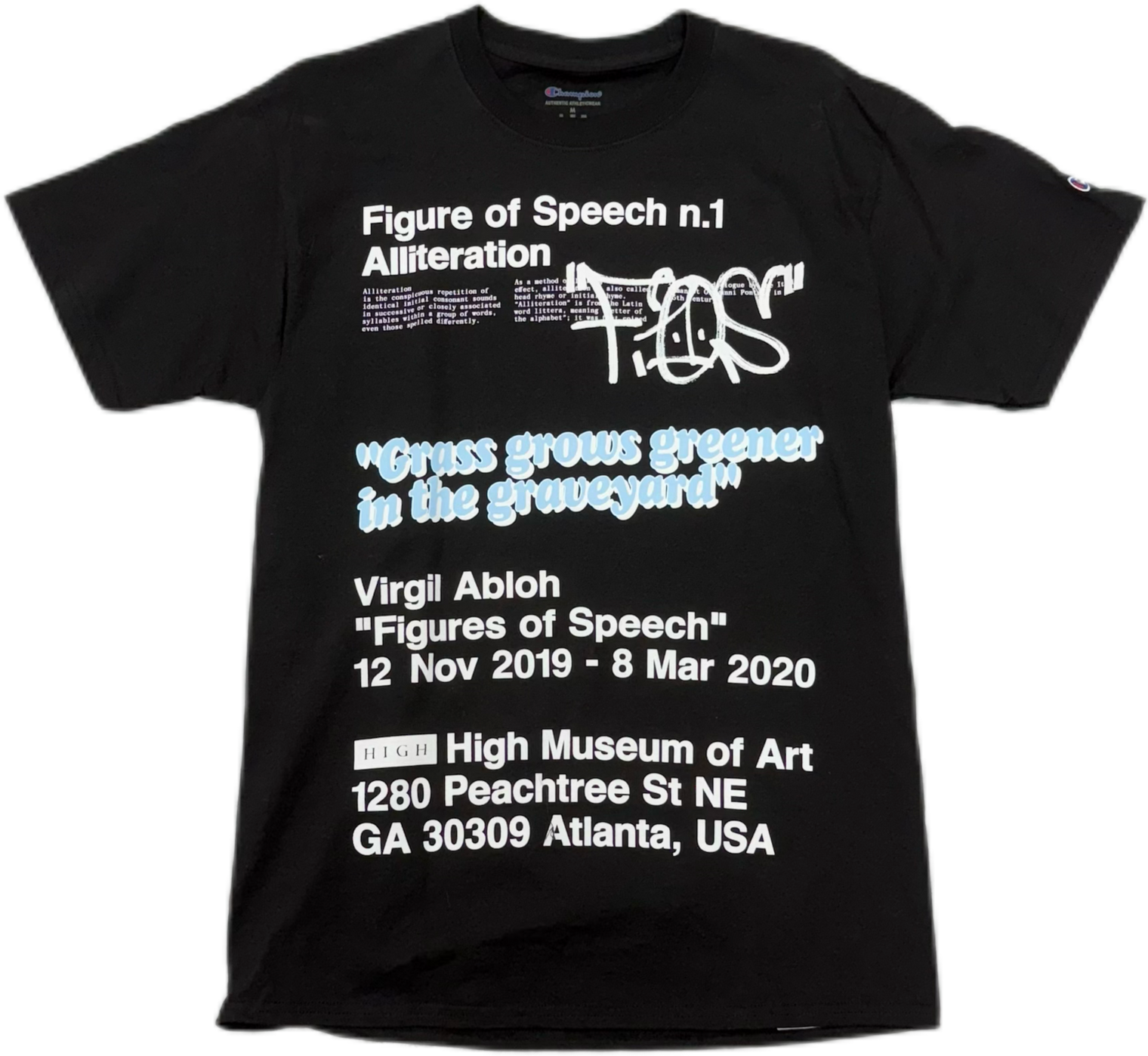 Virigl Abloh MCA Figures of Speech Tee