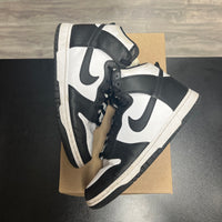 Black White Dunk High (USED, no box)