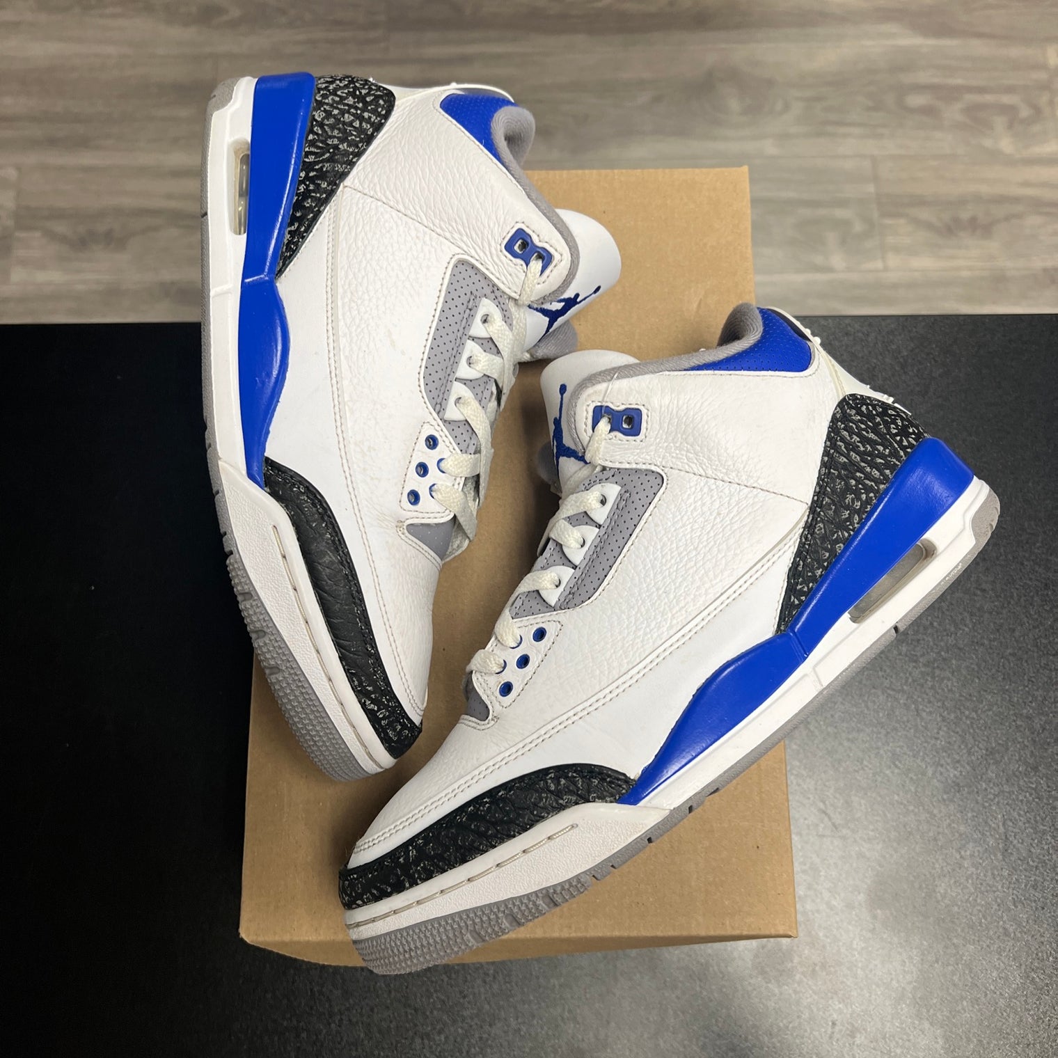 Racer Blue Jordan 3 (USED, no box)