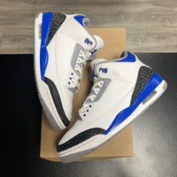 Racer Blue Jordan 3 (USED, no box)