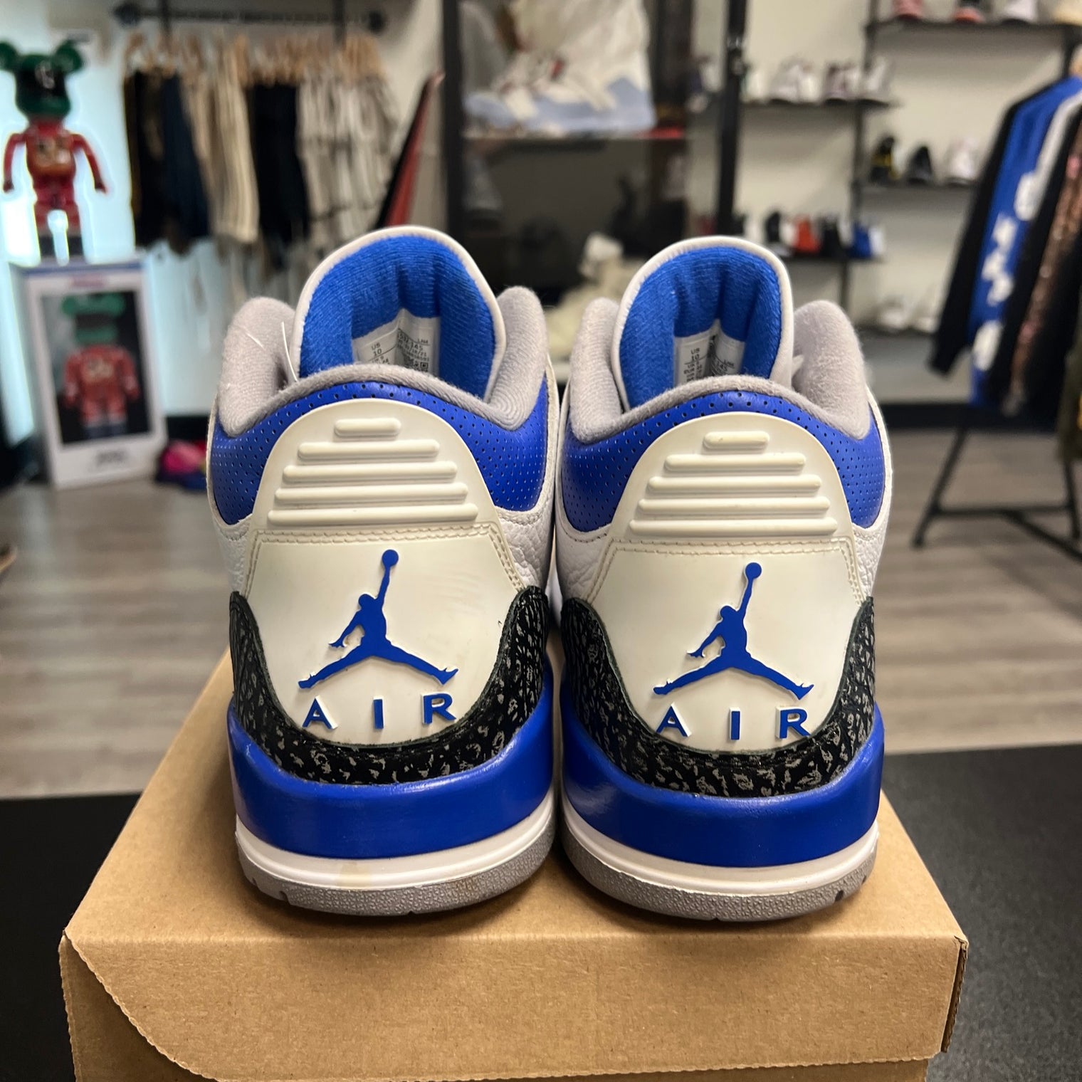 Racer Blue Jordan 3 (USED, no box)