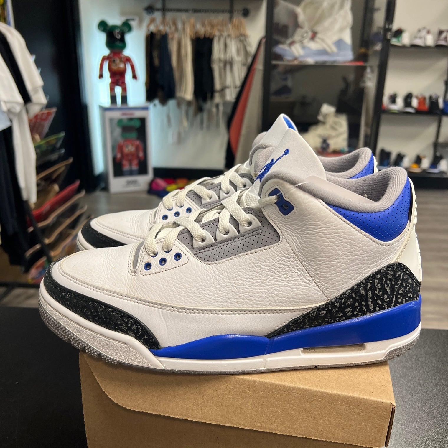 Racer Blue Jordan 3 (USED, no box)