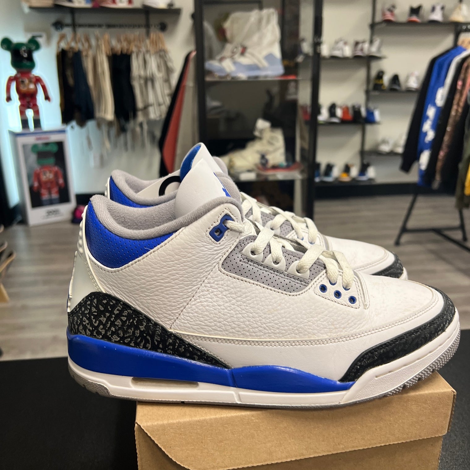 Racer Blue Jordan 3 (USED, no box)