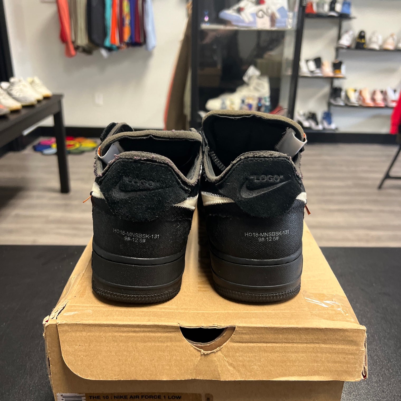 Off-White Air Force 1 Black (USED)