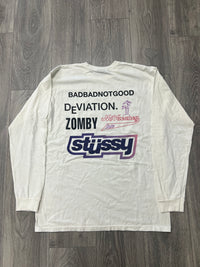 Stussy L/S Tee Local Crew Tee White