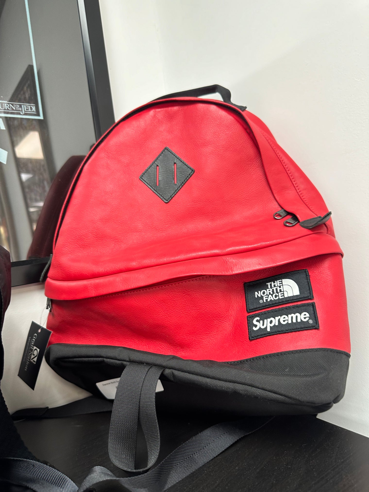 Supreme North Face Backpack Red (USED)