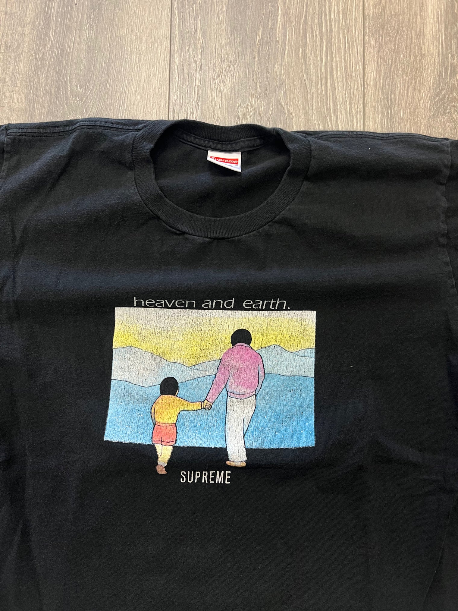 Supreme Heaven on Earth Tee Black (USED)