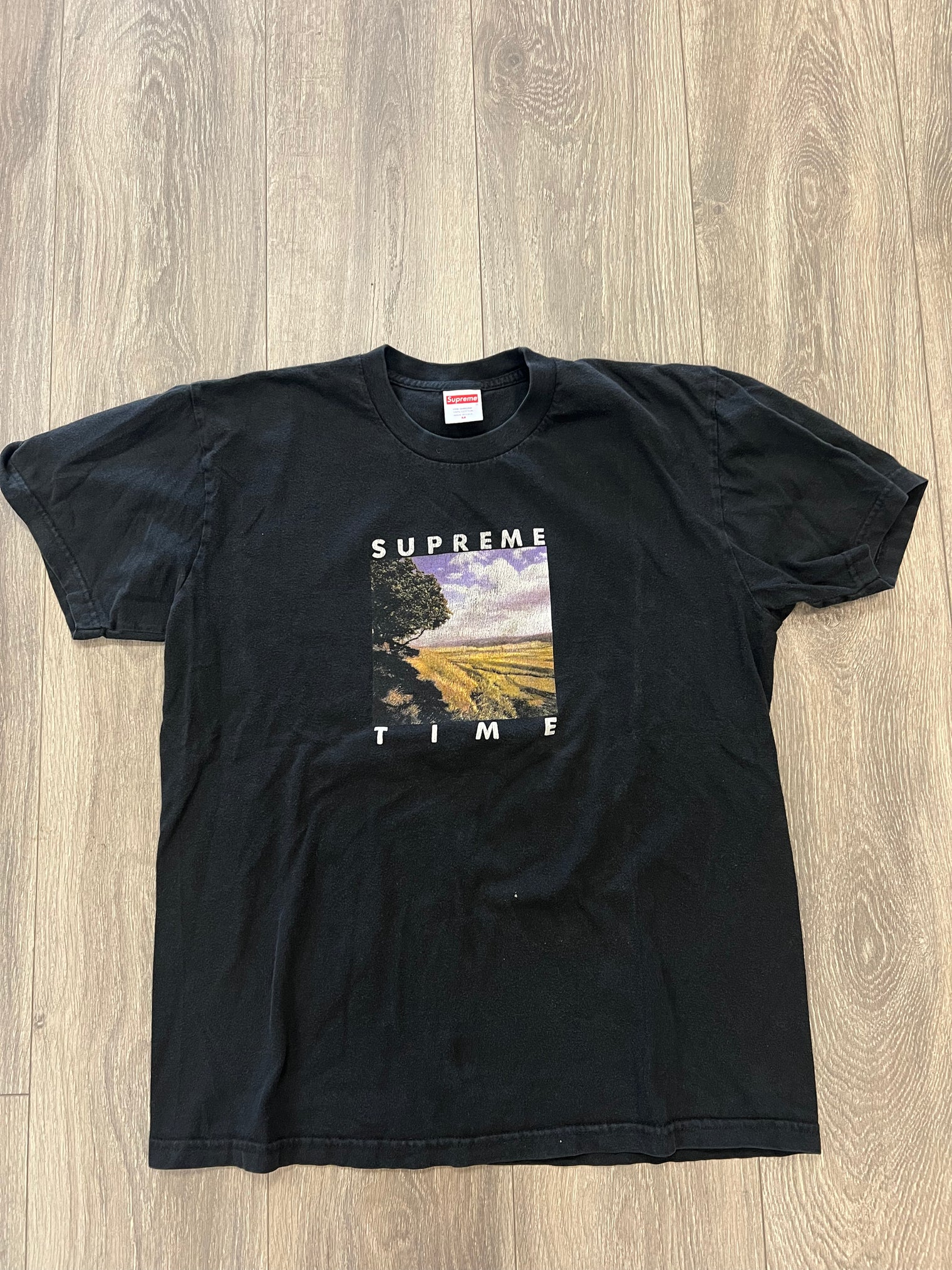Supreme Time Tee Black (USED)