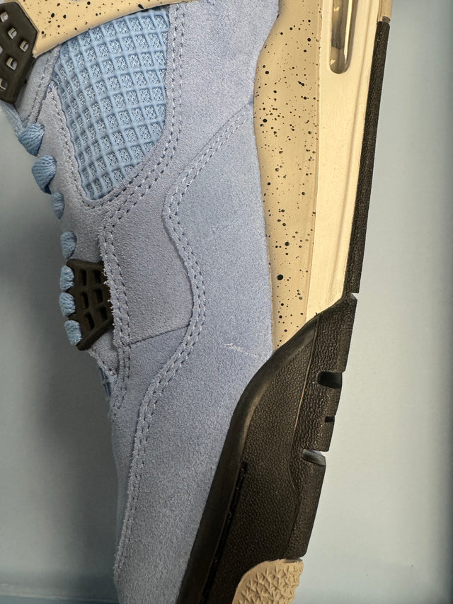 University Blue Jordan 4 Retro (New with Defects)