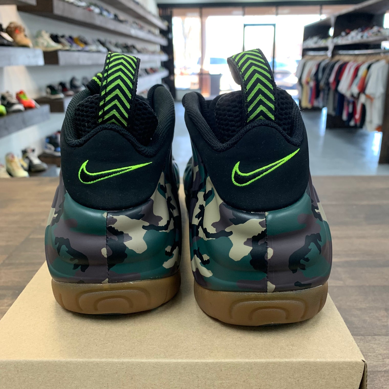 Pro Army Camo Nike Foamposite (USED,No Box)
