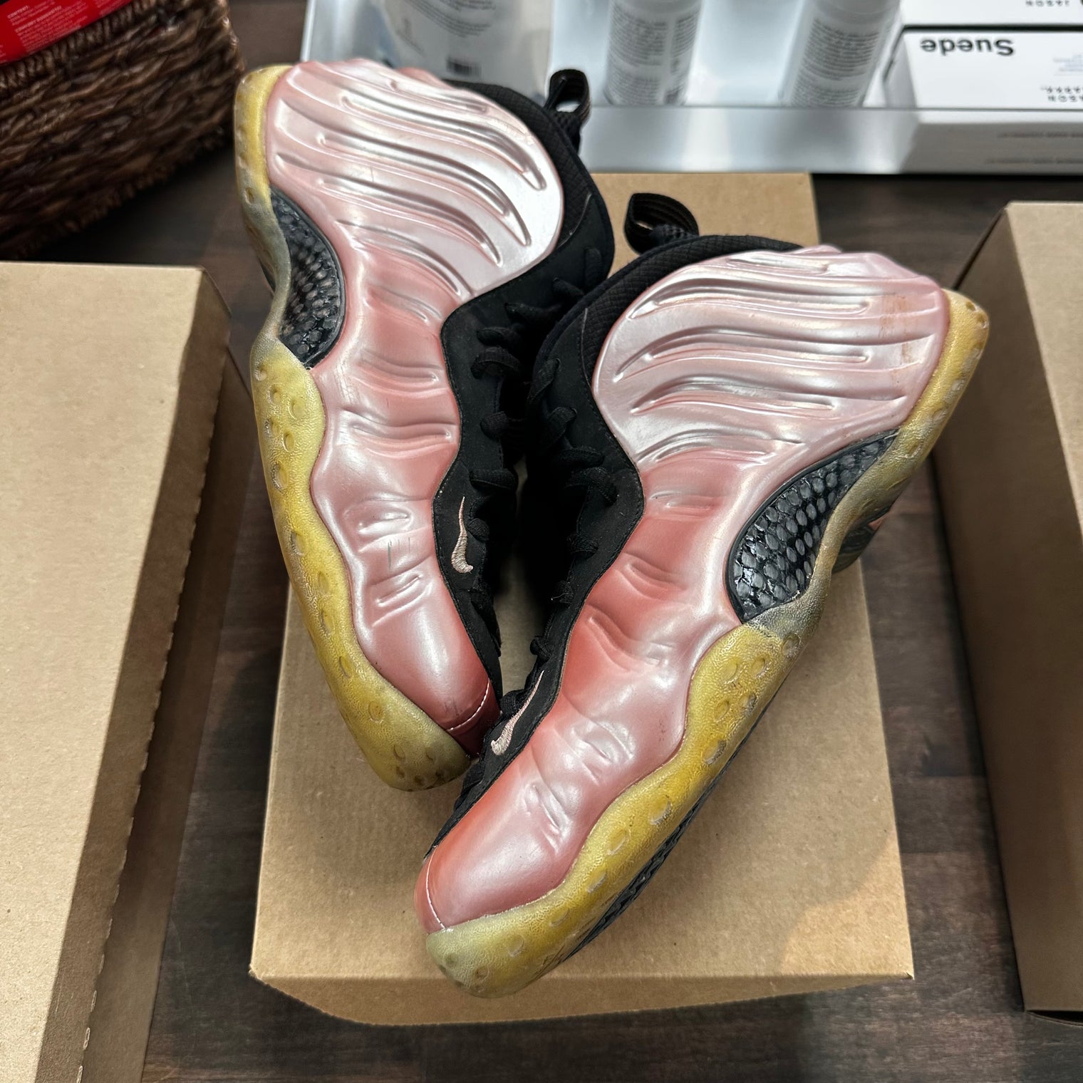 Pearlized Pink Nike Foamposite (USED)