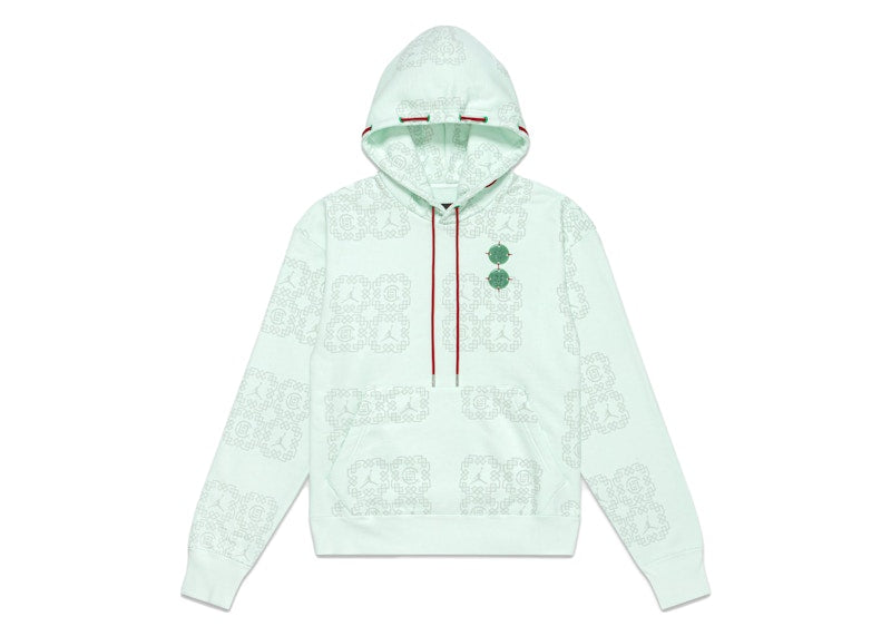 Jordan x Clot Jade Fleece Hoodie Barely Green