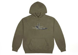 Jordan x Travis Scott Cactus Jack Scribble Hoodie Olive