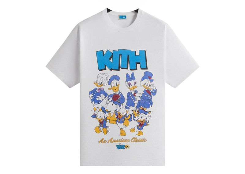 Kith Disney Donald Duck Family Vintage Tee White