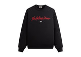 Kith x The Rolling Stones Monogram Tongue Nelson Crew Black
