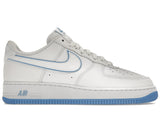 Nike Air Force 1 '07 Low White University Blue Sole