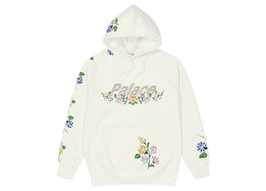 Palace Flower Stitch Hood White