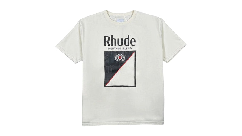 Rhude Collins Fumar Tee Vintage White